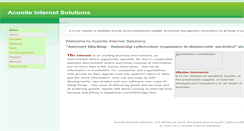 Desktop Screenshot of aconite.com